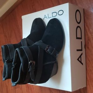Aldo Bubbs Suede Booties
